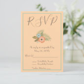 Lieflijke RSVP Kaart (Staand voorkant)