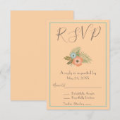 Lieflijke RSVP Kaart (Voorkant / Achterkant)