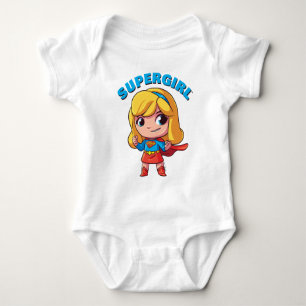 Lieflijke Supergirl-houding Romper