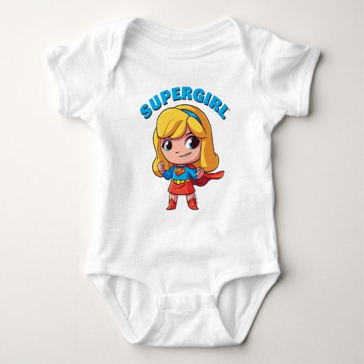 Lieflijke Supergirl-houding Romper (Voorkant)