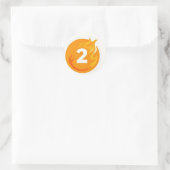 Lieflijke Vibe Shaka Hand Gebaar Sticker Vel (Tas)