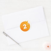 Lieflijke Vibe Shaka Hand Gebaar Sticker Vel (Envelop)