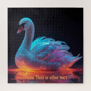 Lieflijke Zwaan voor Elke Gelegenheid Legpuzzel