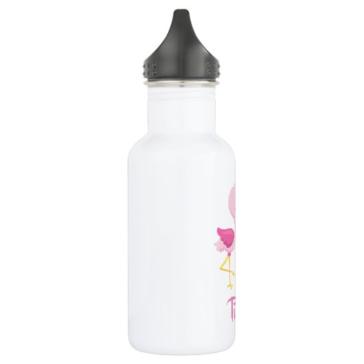 Liefroze flamingos voor jou waterfles (Links)