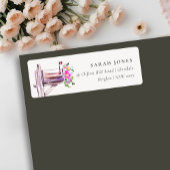 Liefroze Floral Mailbox Wij hebben Bewegd Adres Etiket