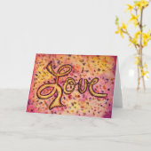 Liefroze glamouretische glitterbegroeting of noteb kaart (Gele Bloem)