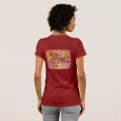 Liefroze Inspirerend kunstschildpad T-shirt (Achterkant volledig)
