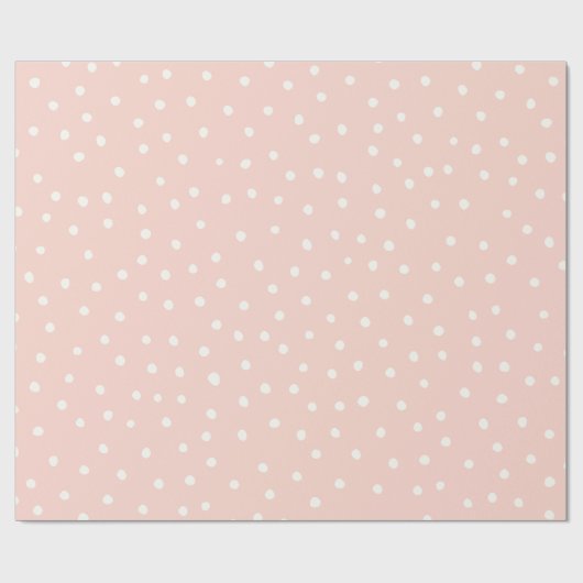 Liefroze poka-punten voor de verjaardag cadeaupapier (Vlak)