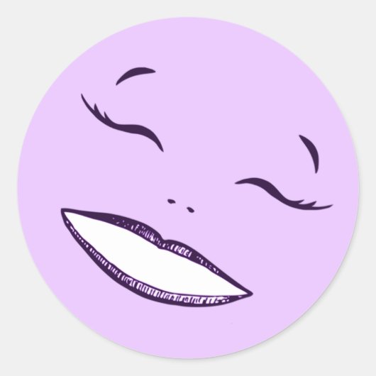 Liefroze roze sticker roze (Voorkant)