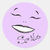 Liefroze roze sticker roze (Voorkant)