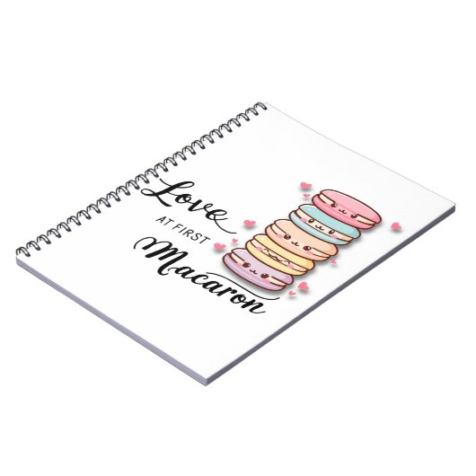 Liefs bij het eerste Macaron Journal Notitieboek (Linkerzijde)