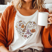 Liefs Boo! Retro Halloween Hart Tri-Blend Shirt