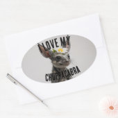 Liefs Chupracabra Ovale Sticker (Envelop)