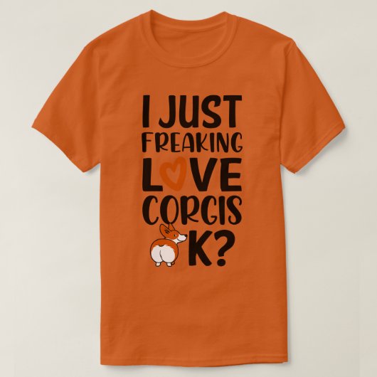 Liefs Corgis 1 T-shirt (Design voorkant)