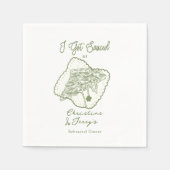 Liefs en pizza | Casual repetitie Servet (Voorkant)