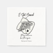 Liefs en pizza | Casual repetitie Servet (Voorkant)