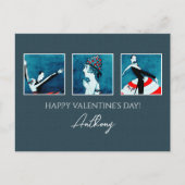 Liefs. Fijne Valentijnsdag. Art Deco Feestdagenkaart (Voorkant)