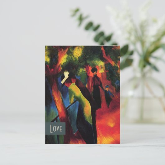 Liefs. Fine Art Valentijnsdag Feestdagenkaart (Staand voorkant)