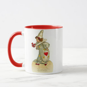 Liefs Groeten - vintage valentijnsbeker Mok