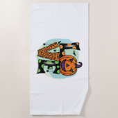 Liefs Halloween, Halloween, eng, kostuum Strandlaken (Voorkant)