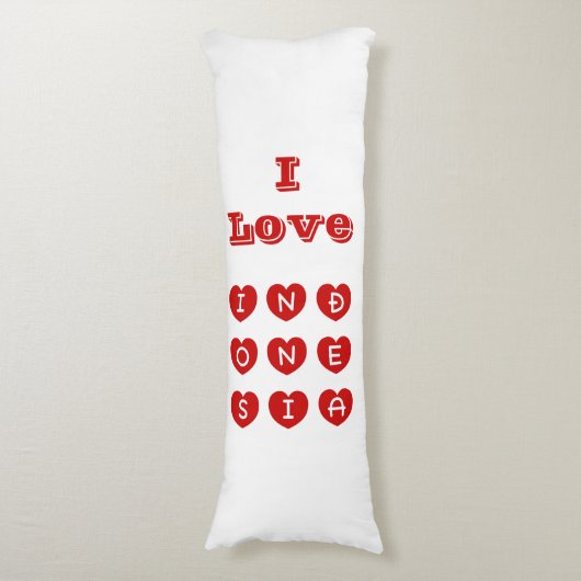 Liefs Indonesië, Indonesisch Lichaamskussen (Voorkant Verticaal)