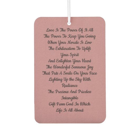 Liefs Inspirerend Luchtverfrisser (Voorkant)