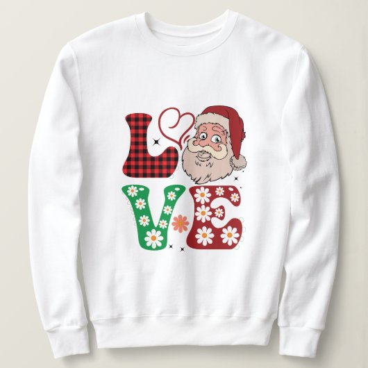 Liefs Kerstman sweatshirt (Design voorkant)