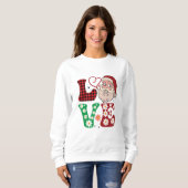 Liefs Kerstman sweatshirt (Voorkant volledig)