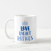Liefs Lichte Meren | Modern Fun Chanoeka Koffiemok (Links)