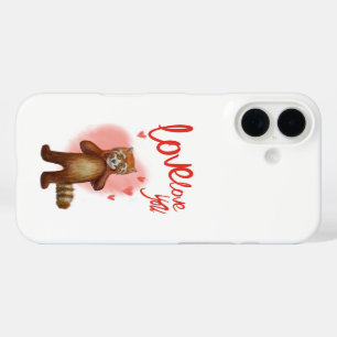 Liefs Liefs Red Panda iPhone 16 Hoesje