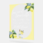 Liefs Limoncello Italiaans Handgeschreven Vrijgeze Acryl Bord (Hoek)