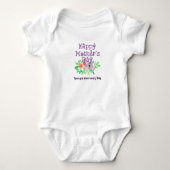 Liefs mama Bloemen & Grafisch Romper (Voorkant)