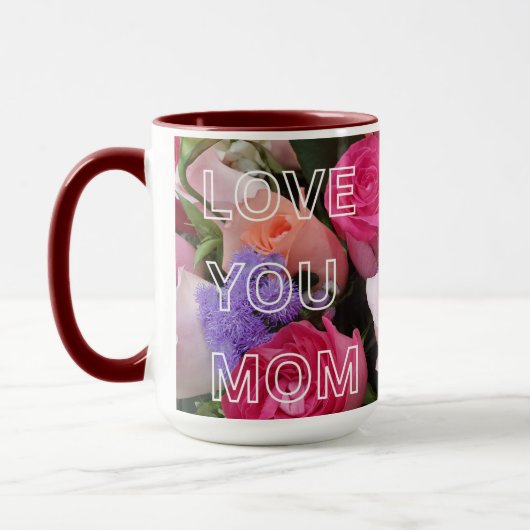 Liefs mama, gelukkige Moederdag Mok (Links)