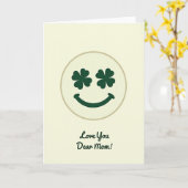 Liefs Moeder Kaart met Glimlach (Gele Bloem)