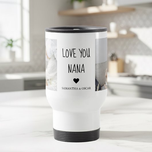 Liefs Nana Persoonlijk | Aangepast Fotocadeau Reisbeker