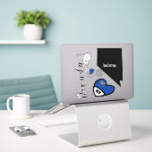 Liefs Nevada, 3 Design, Die Cut Stickers (Laptop op bureau)