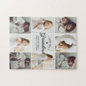 Liefs Oma 8-Foto Collage Persoonlijk Bericht Legpuzzel (Horizontaal)