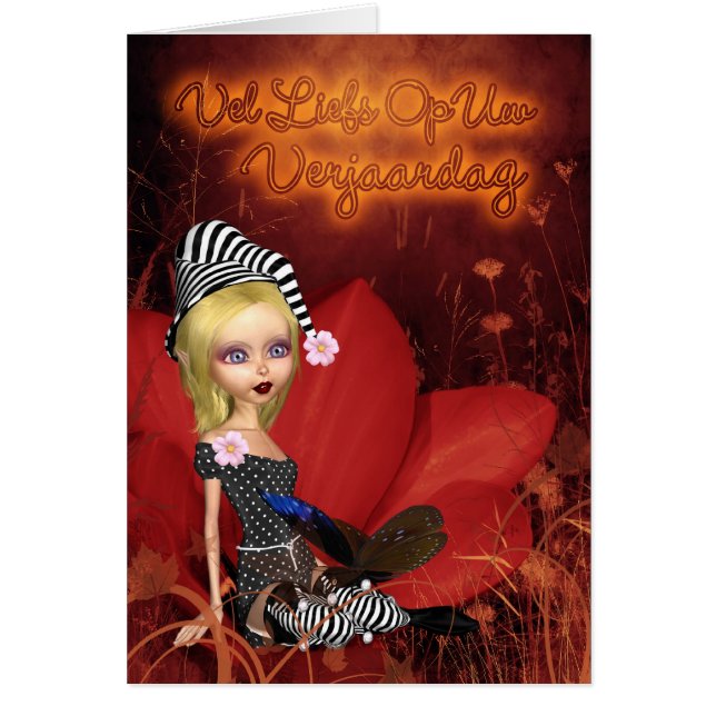 Liefs op uw jaardag - Vlaams - Nederlands geboorte (Voorkant)