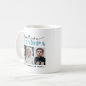 Liefs Opa/Oma/Anders 3-Foto Koffiemok (Voorkant links)