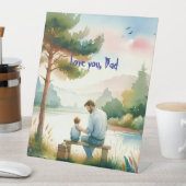 Liefs, papa reclamebord met voetstuk (Insitu)