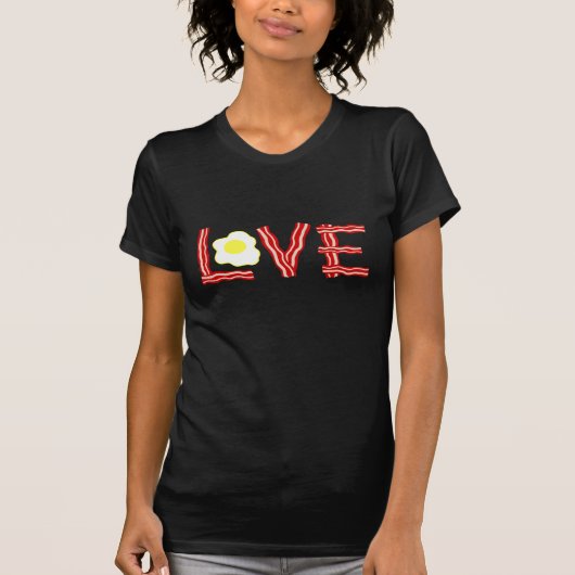 Liefs spek en eieren t-shirt (Voorkant)