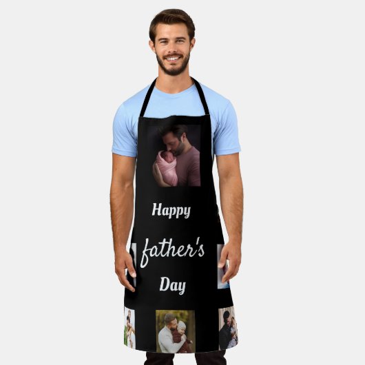 Liefs u vader blij vaderdag #2 schort (Gedragen)