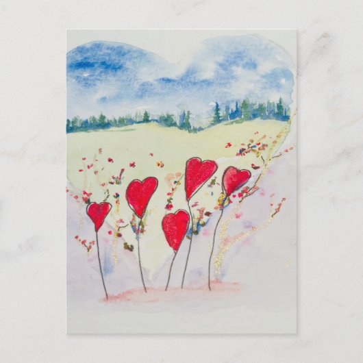 Liefs voor altijd briefkaart (Voorkant)