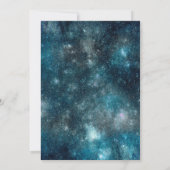 Liefs voor de Moon Celestial Wedding Invitation Kaart (Achterkant)