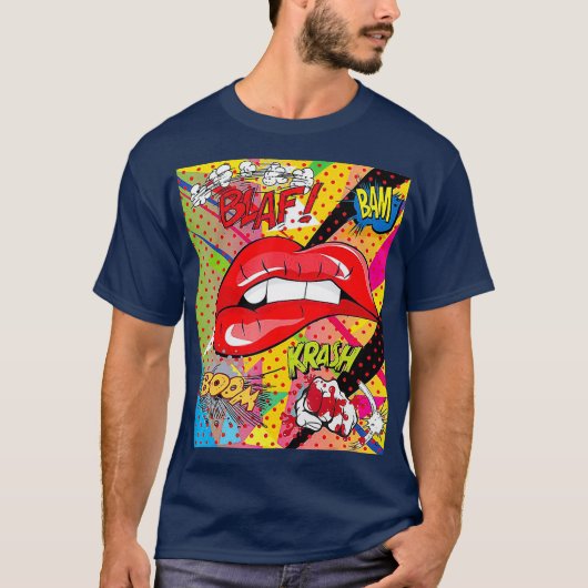 Liefst de Pop van de Retro van de Oplossing Kunst  T-shirt (Voorkant)