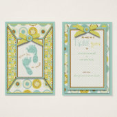 Liefste baby Toes TY Gift Label Visitekaartjes (Voorkant /achterkant)