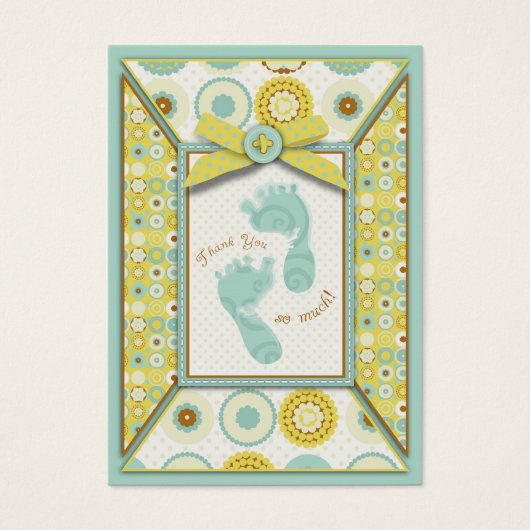 Liefste baby Toes TY Gift Label Visitekaartjes (Voorkant)