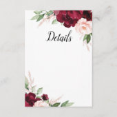 Liefste bloemdetails kaart (Voorkant)