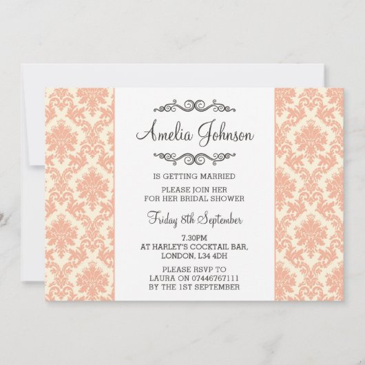 Liefste bruids douche uitnodiging (Voorkant)