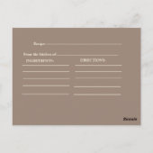 liefste Bruidsdouche Briefkaart (Achterkant)